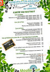 Bistrot Du Moulin menu