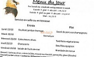 Le Gypaète Barbu menu