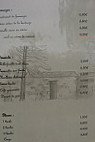 Le Picourel menu