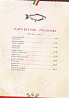 Trattoria Italiana menu