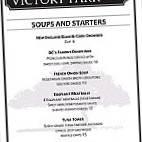 Victory Park Tavern menu