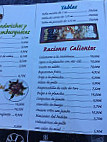 El Rescoldo menu