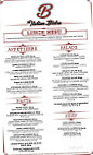 Bruno's Italian Bistro menu