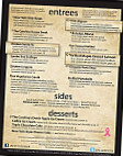 The Caroline menu