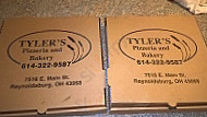 Tyler's Pizzeria Bakery menu