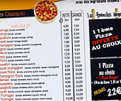 Pizza Nono menu