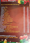 Mamie Pizza menu