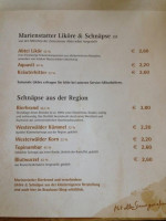 Marienstatter Brauhaus menu