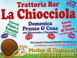 Trattoria La Chiocciola menu