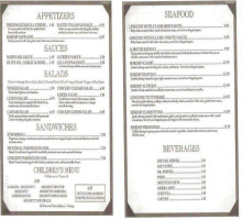 Luigis Italian menu