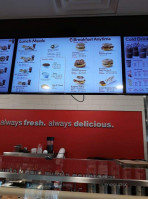 Tim Hortons menu