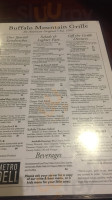 Buffalo Mountain Grill menu