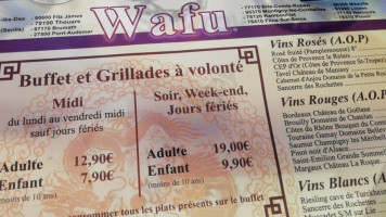 Wafu menu