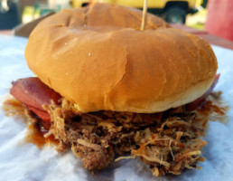 Longhorn Barbque food