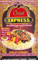 L'orient Express Kebab menu