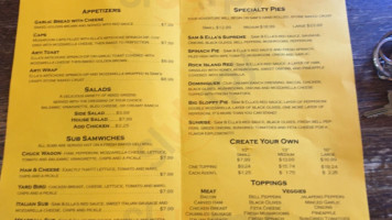 Sam & Ellas Chicken Palace menu