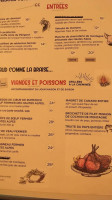 Le Pied de la Gargouille menu