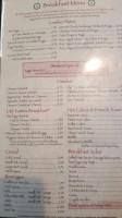 Kozy Korner Lounge menu