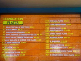 Rigoberto's Taco Shop menu