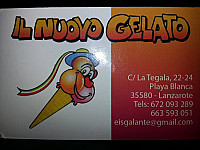 Il Nuovo Gelato menu