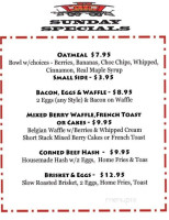 Arkville Bread Breakfast menu