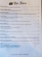 Burgoyne Grill menu