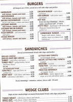 Lumberjack Inn menu