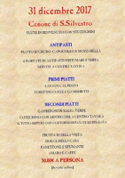 Pizzeria Trattoria Da Nino menu