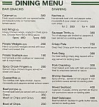 Skippy's Bar & Grill menu