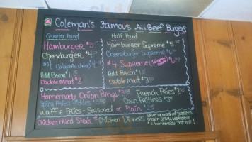 Coleman's Burgers Bakery food