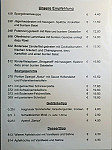 Buergerstuben menu