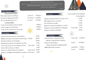 Auberge de la Brune menu