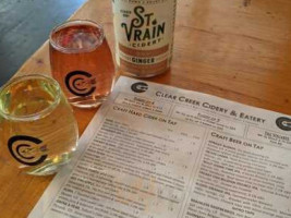 Clear Creek Cidery food