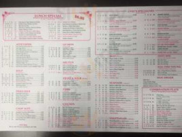 China King Chinese Take Out menu