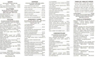 Family Chill Grille menu