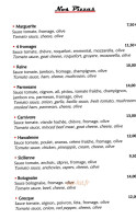 Le Ponton menu