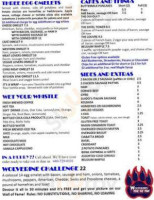 Rise Dine Cafe menu