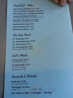 Pat's Chicago Dogs menu