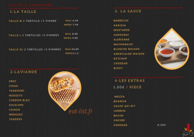 D'Ici et d'Ailleurs menu