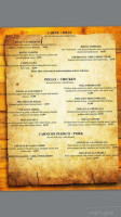 Sangria's Mexican menu