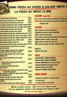 Robino Pizza Café menu