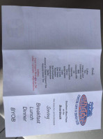 Whitecaps Coastal Cafe Beach Club menu