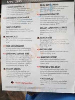 Coach's Neighborhood Grill menu