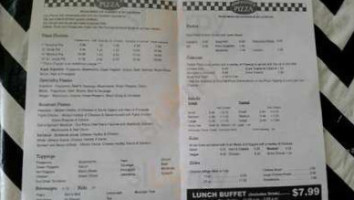 Sanpeggio's Pizza menu