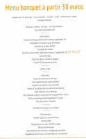 Ma Belle Provence menu