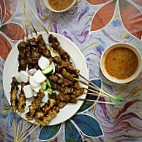 Satay on Charcoal food