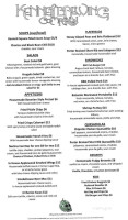 Kennett Brewing Company menu