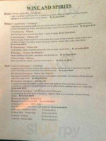 The Historic Alpine Lodge menu