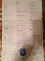 Boxer's Cafe menu