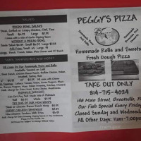 Angelo's Pizza menu